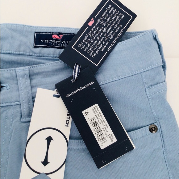 NEW VINEYARD VINES Pants Stretch - Jade Blue - NWT In Package - Picture 10 of 12